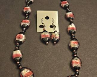 Womens Necklace and Earrings Set