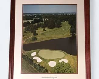 Robert D Johns Birds Eye View International Country Club print
