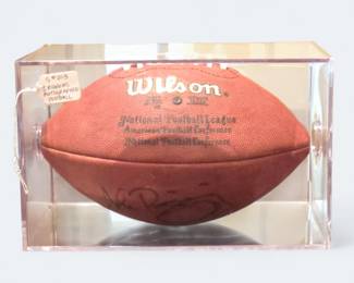 John Riggins signed Football