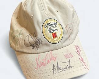 Annika Sorenstam and others signed hat