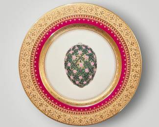Tatiana Faberge signed plates