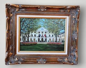 "Williamsburg Inn" Oil on Canvas by Gulay Berryman