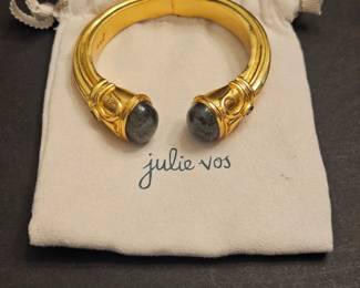Julie Vos Hinged Bangle Cuff Bracelet