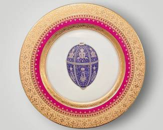 Tatiana Faberge signed plates