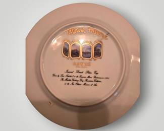 Tatiana Faberge signed plates