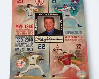Roger Clemens signed Photograph