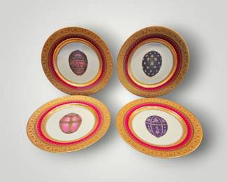 Tatiana Faberge signed plates