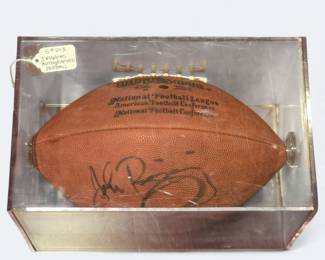John Riggins signed Football
