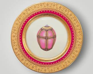 Tatiana Faberge signed plates