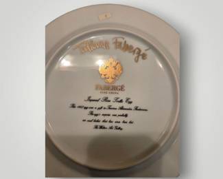 Tatiana Faberge signed plates