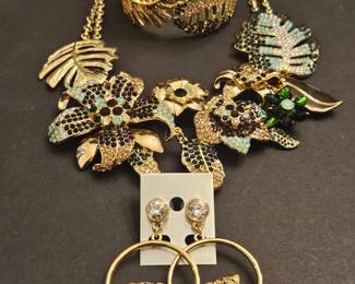 White House Black Market Necklace, Bangle and Earrings