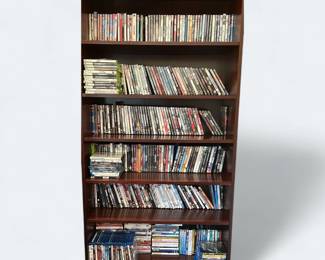 Bookcases, DVD's, Blu-ray, Xbox games