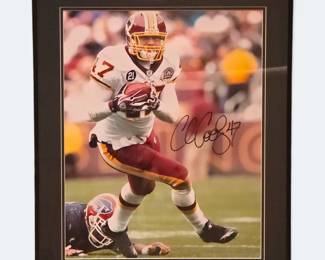 Chris Cooley Signed poster with COA