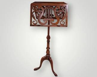 Victorian Mahogany Duet Stand