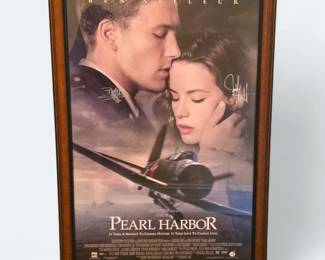 Pearl Harbor poster signed by Ben Affleck, Josh Hartnett and Kate Beckinsale with COA