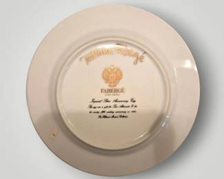 Tatiana Faberge signed plates