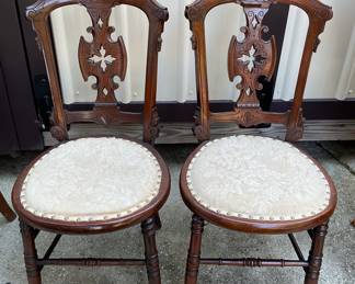 Set of antique chairs