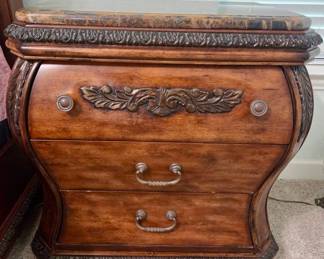 Ashley Furniture Marble Top Nightstand