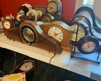 Mantle and wall clocks