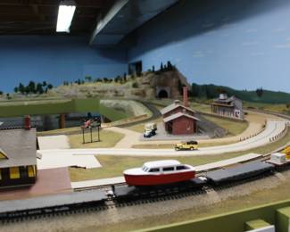 HO train setup shown by appointment only. Call or text 309-838-7080. It will not be available for viewing during the regular sale hours.