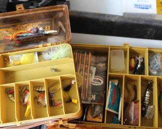 Fishing tackle boxes