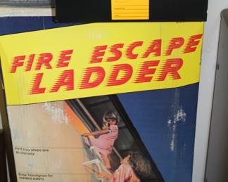 Fire Escape ladder still in box