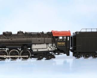 HO train setup shown by appointment only. Call or text 309-838-7080. It will not be available for viewing during the regular sale hours. Burlington q northern port side