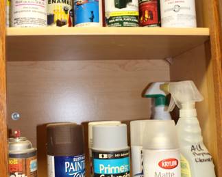 Lots of paint, chemicals and much more