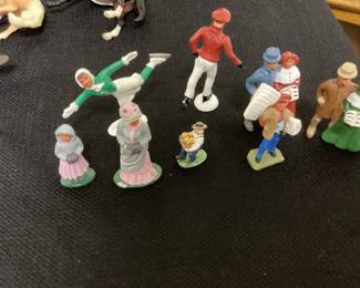 Vintage metal figures