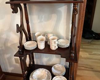 Antique display shelf