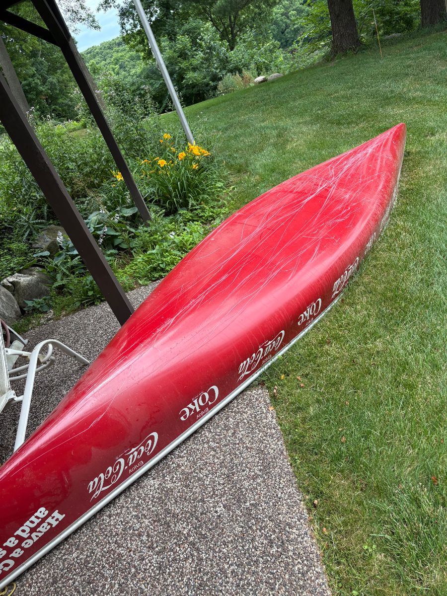 Rare Coca-Cola Canoe