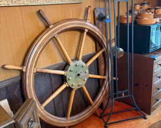 5’ Captain ship’s wheel