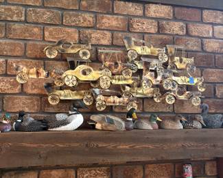 Large brass wall decor