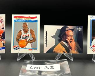 (4) Michael Jordan Basketball Cards Chicago Bulls