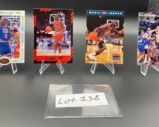 (4) Michael Jordan Basketball Cards Chicago Bulls