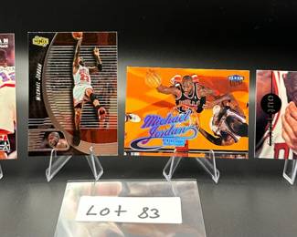 (4) Michael Jordan Basketball Cards Chicago Bulls