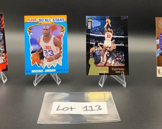 (4) Michael Jordan Basketball Cards Chicago Bulls