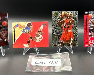 (4) Michael Jordan Basketball Cards Chicago Bulls