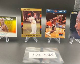 (4) Michael Jordan Basketball Cards Chicago Bulls