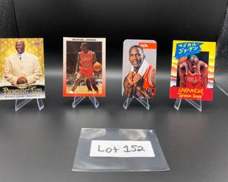 (4) Michael Jordan Basketball Cards Chicago Bulls - Insert Short Print
