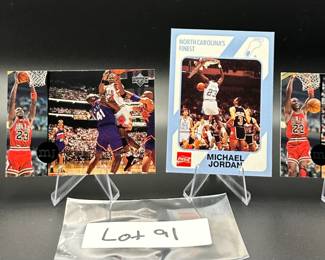 (4) Michael Jordan Basketball Cards Chicago Bulls