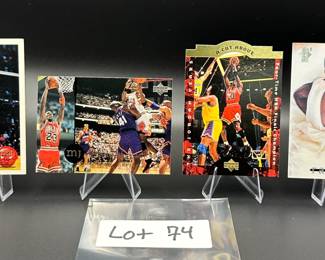 (4) Michael Jordan Basketball Cards Chicago Bulls