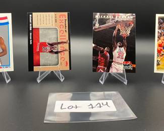 (4) Michael Jordan Basketball Cards Chicago Bulls