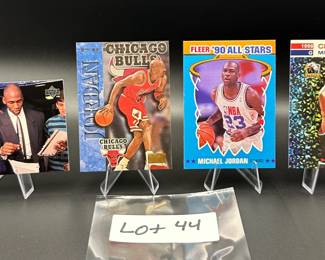 (4) Michael Jordan Basketball Cards Chicago Bulls - Insert Short Print