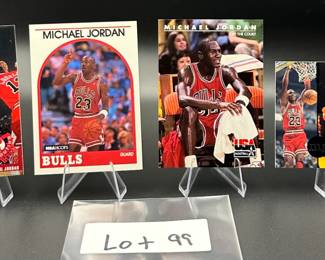 (4) Michael Jordan Basketball Cards Chicago Bulls
