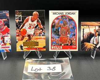 (4) Michael Jordan Basketball Cards Chicago Bulls
