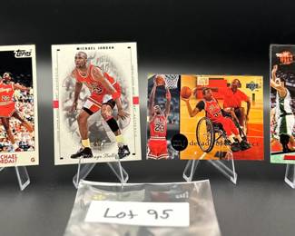 (4) Michael Jordan Basketball Cards Chicago Bulls