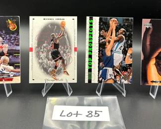(4) Michael Jordan Basketball Cards Chicago Bulls