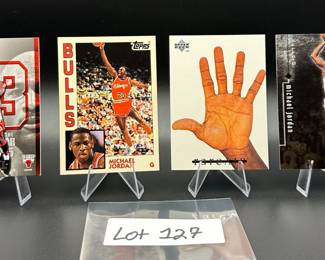 (4) Michael Jordan Basketball Cards Chicago Bulls