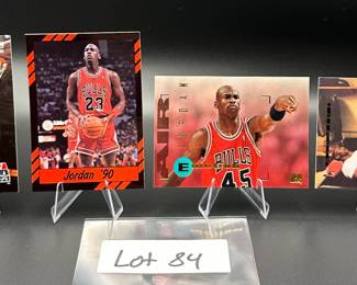 (4) Michael Jordan Basketball Cards Chicago Bulls